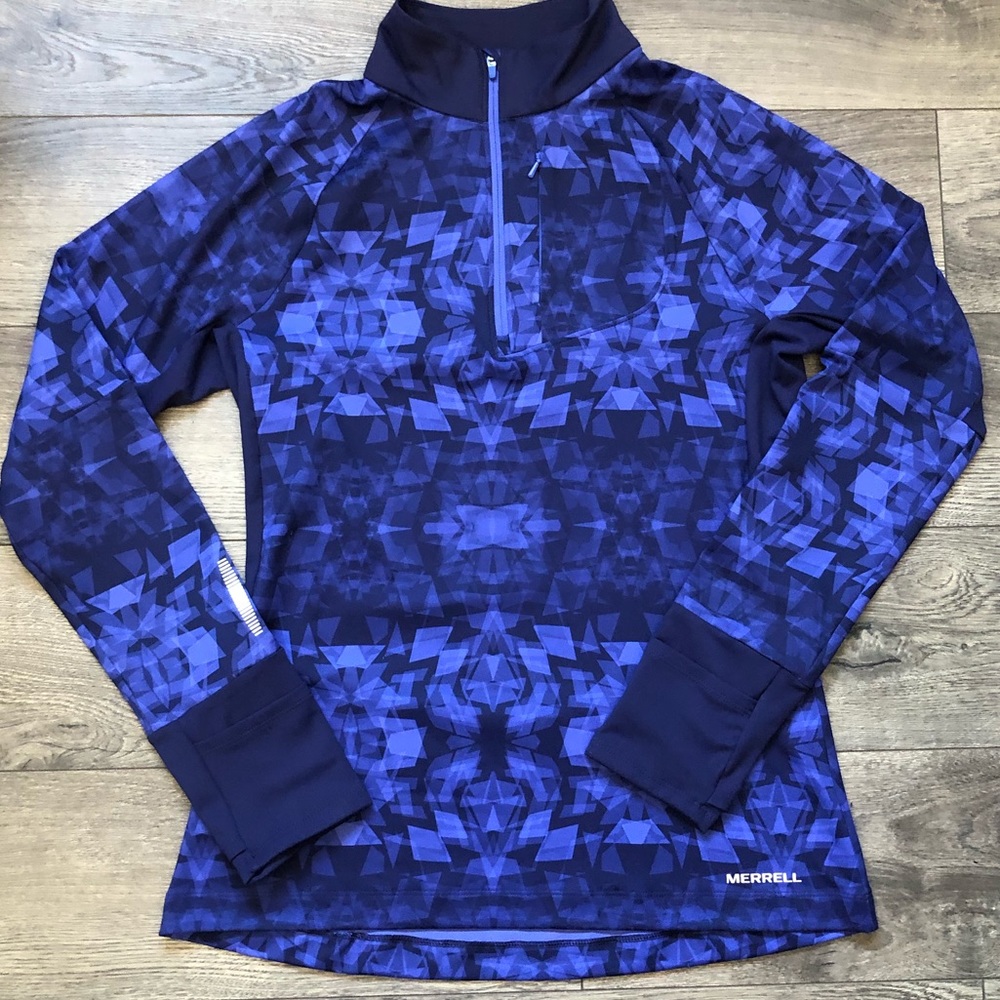 Merrell Running Long Sleeve Pull Over. Size M